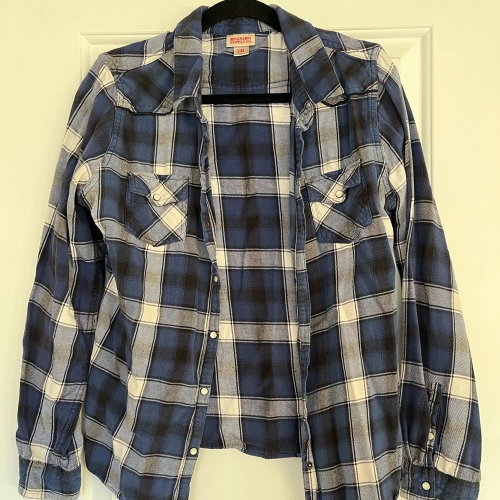 Blue Womens Flannel